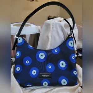 Kate Spade evil eye jacquard small shoulder bag